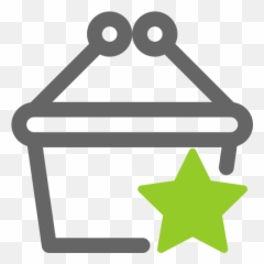 Market Basket Ecommerce Star Favourite Free Icon - Extractor png