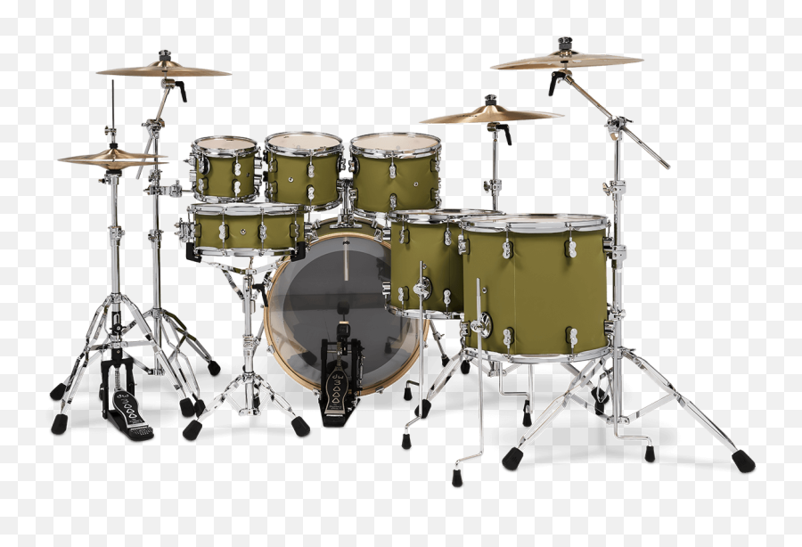 Pdcm2217so - Concept Maple Satin Olive Finishply 7 Pdp Drums 7 Piece Png,Satin Icon Set