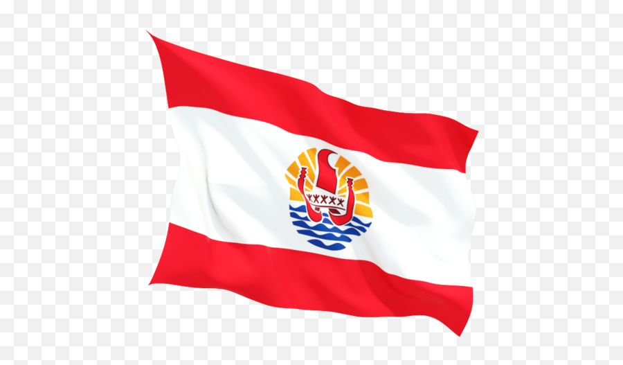 Fluttering Flag Illustration Of French Polynesia - Polynesian Flag Png,French Flag Png