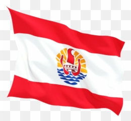 Fluttering Flag Illustration Of French Polynesia - Polynesian Flag Png,French Flag Png