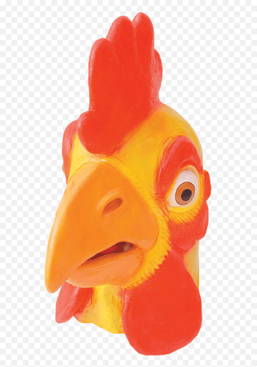 Adult Chicken Mask - Chicken Mask Transparent Background Png,Rubber Chicken Png