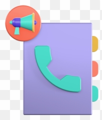Phone Icon - Download in Line Style Horizontal png