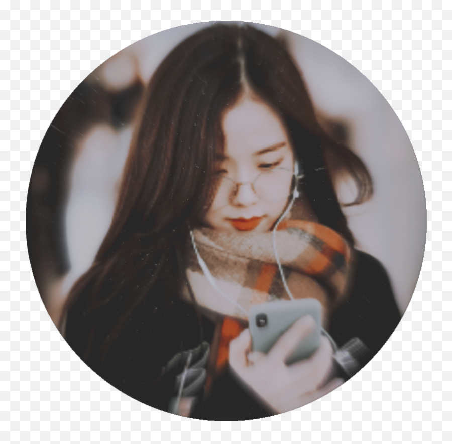 Scarf Sticker Challenge - De Jisoo De Blackpink Png,Somi Tumblr Icon