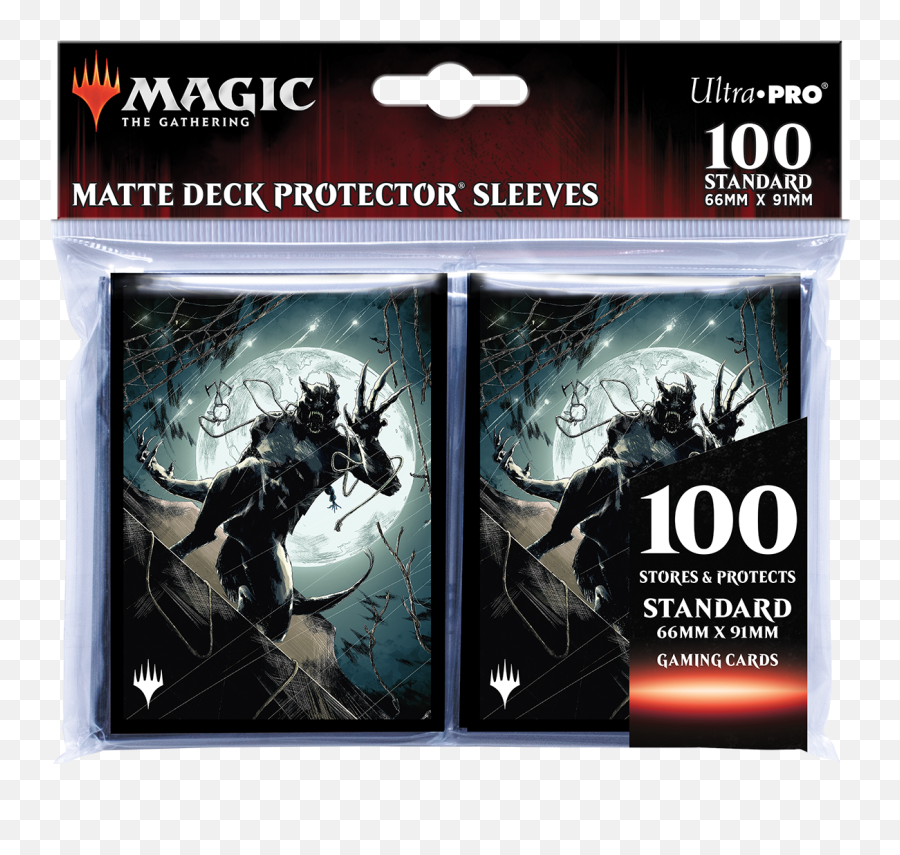 Innistrad Midnight Hunt Seafaring Werewolf Standard Deck Protector Sleeves 100ct For Magic The Gathering - Magic The Gathering Card Sleeves Png,Magic The Gathering Zap Icon