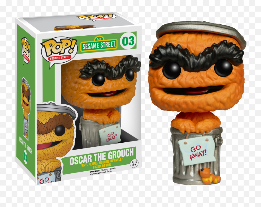 Oscar The Grouch Vinyl Figure - Orange Oscar The Grouch Png,Oscar The Grouch Png