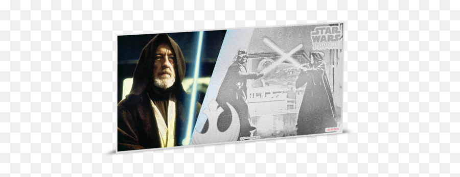 Star Wars A New Hope - Obiwan Kenobi 5g Silver Coin Note Obi Wan Kenobi Png,Obi Wan Kenobi Png