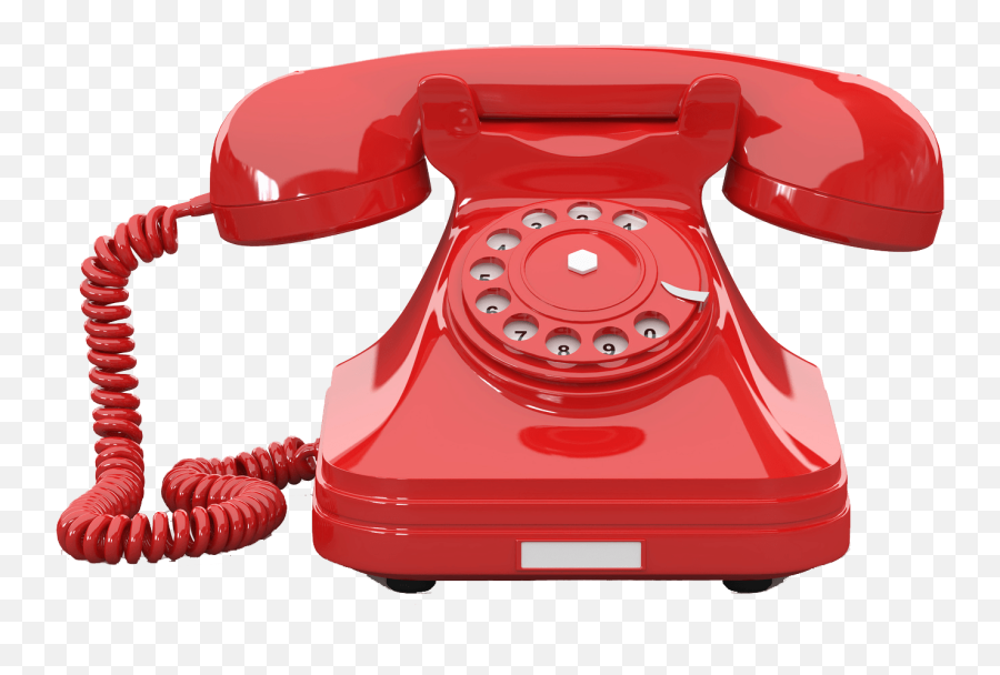 Telephone Red Transparent Png Clipart - Old Telephone Png,Red Phone Png