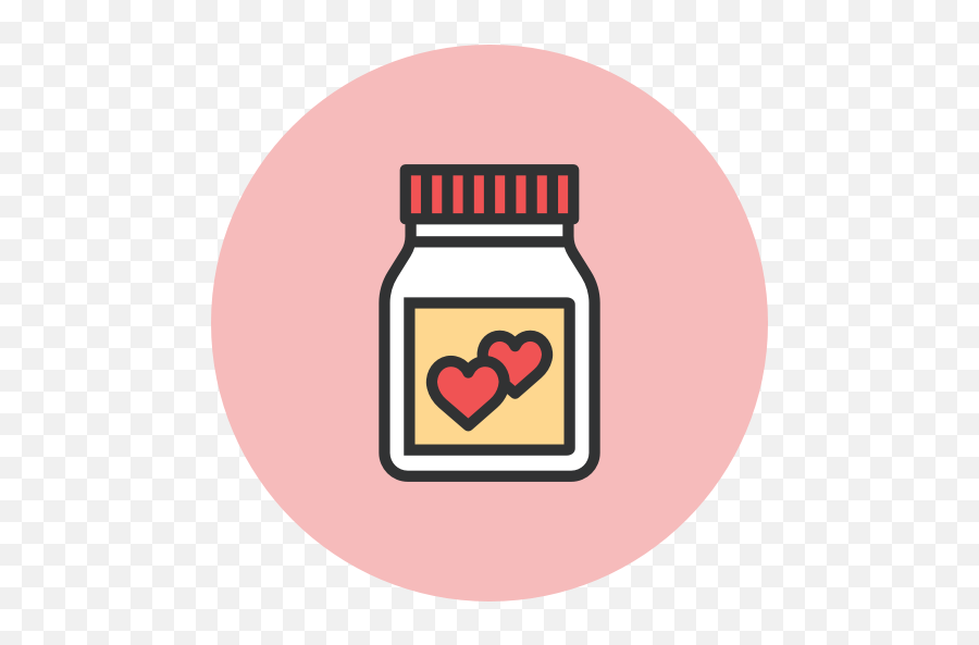 Love Pills Pot Icon - Clip Art Png,Pills Png