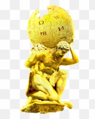 Atlas Png Transparent Atlaspng Images Pluspng - Golden Statue Png,Greek Statue Png