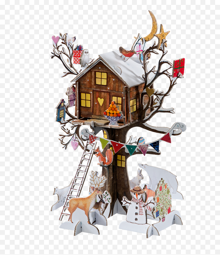 Download Hd Advent Calendar - Adventskalender Baumhaus Png,Treehouse Png