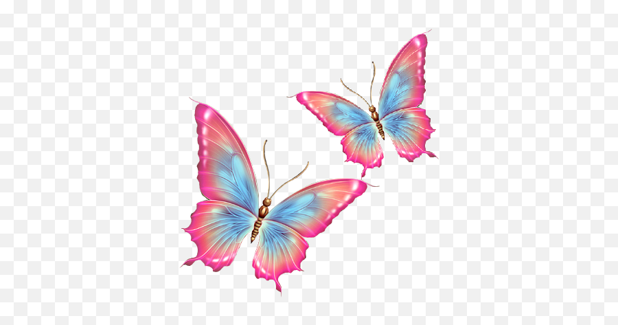 Butterfly Pastels Transparent PNG