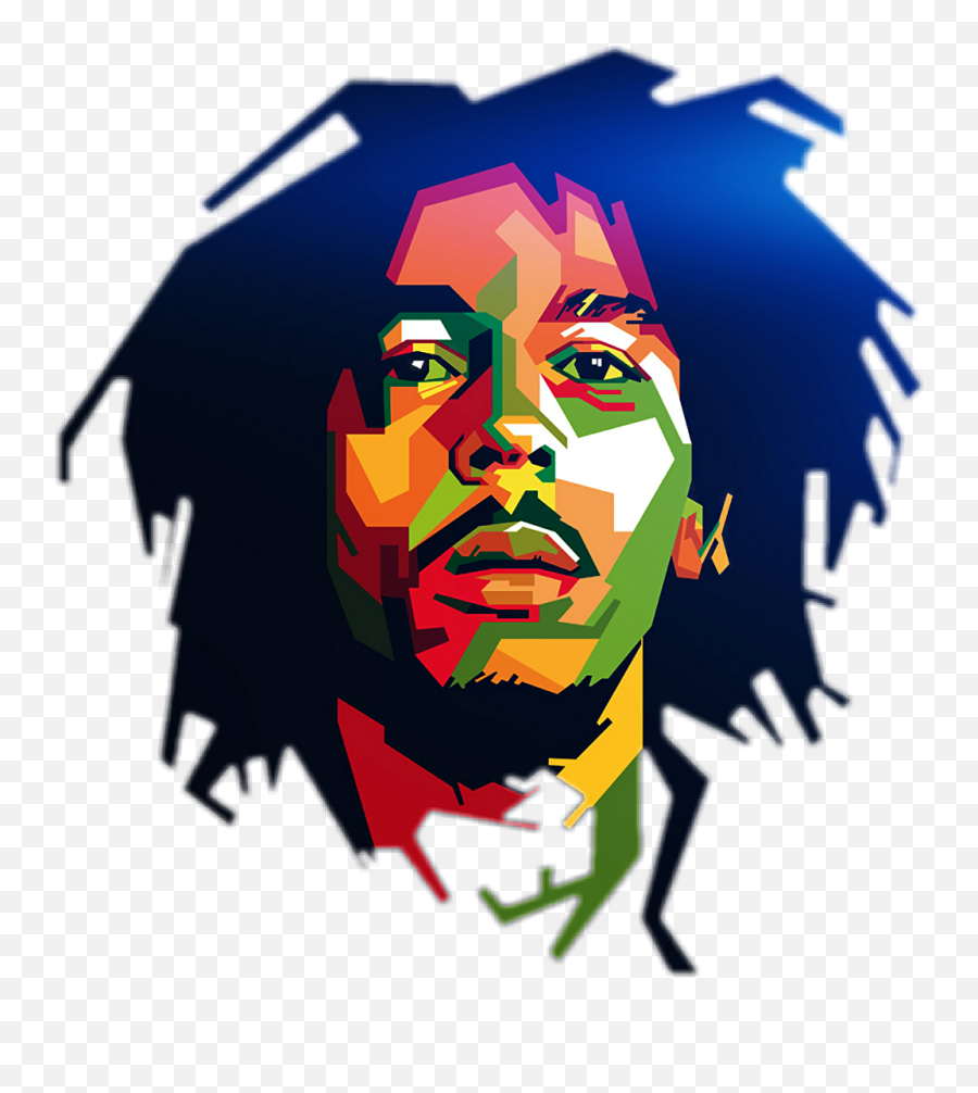 Bob Sticker - Bob Marley Vector Art Png,Bob Marley Png