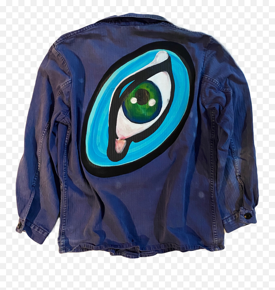 Eye Of The Beholder Painted Vintage Barn Jacket - Backpack Png,Beholder Png