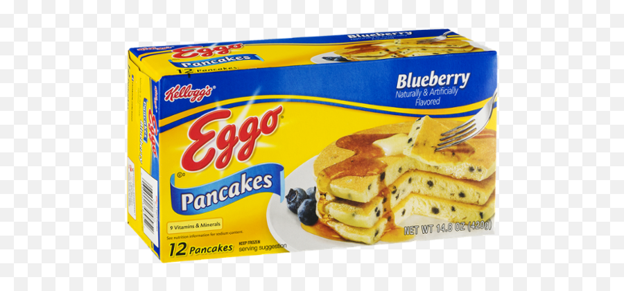 Eggo Blueberry Pancakes - Eggo Chocolate Chip Pancakes Png,Eggo Png