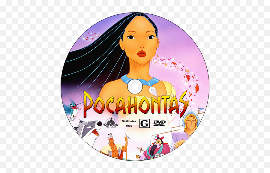 Pocahontas Disc Label - Label De Blu Ray Pocahontas Png,Pocahontas Png