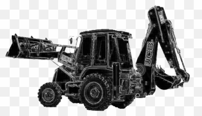 Download Hd 3cxg Hologram 1 - Bulldozer Transparent Png Bulldozer,Bulldozer Png