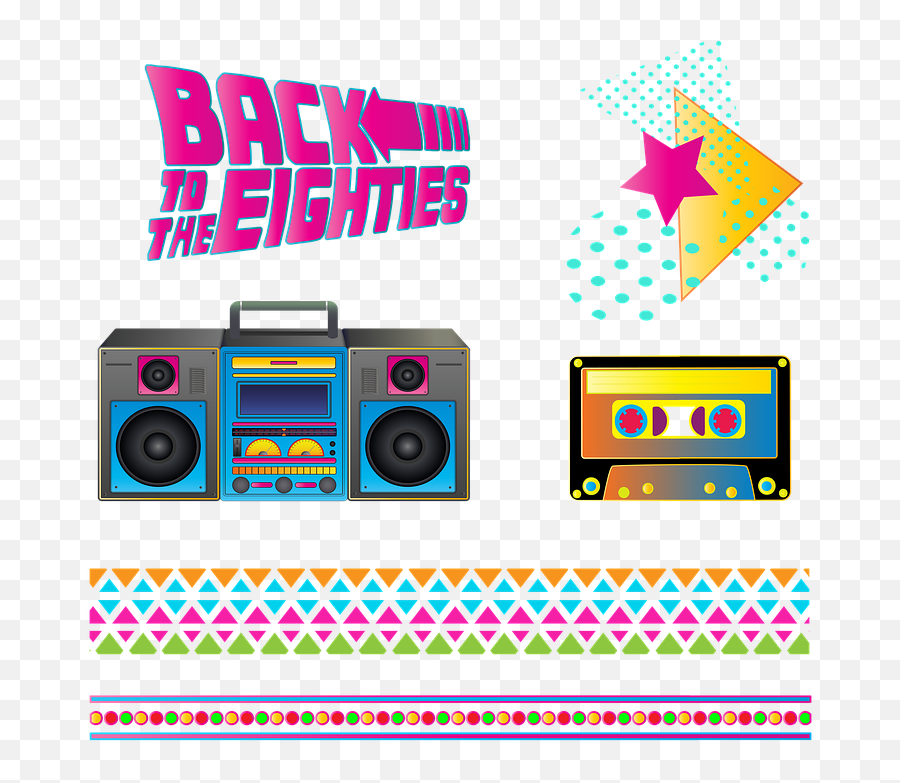 Eighties Boombox Retro - Free Image On Pixabay Patinoire De Limoges Png,Boombox Png