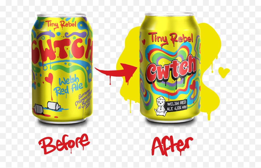 Portman Group Tells Tiny Rebel To Remove Teddy Bear From - Uk Yellow Can Beer Png,Beer Can Png