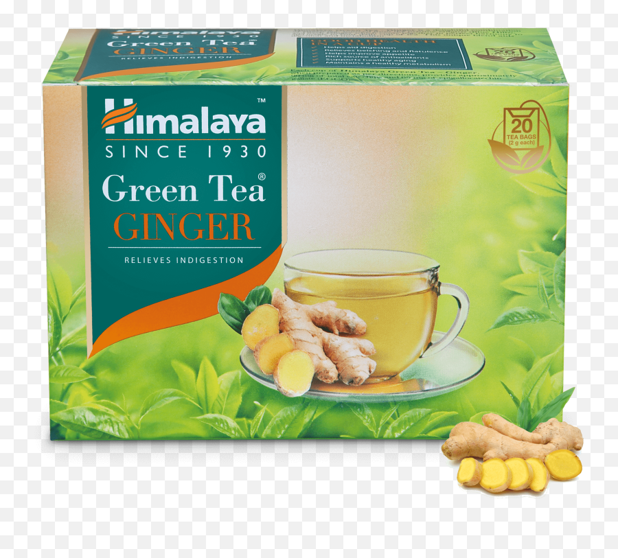 Himalaya Green Tea Ginger Good Health In A Cup - Himalaya Green Tea Ginger Png,Ginger Png