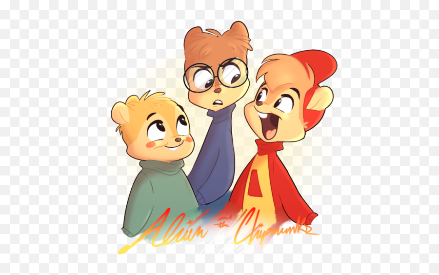 Alvin And The Chipmunks Fanart Full Size Png Download - Alvin And The Chipmunks Fanart,Alvin Png