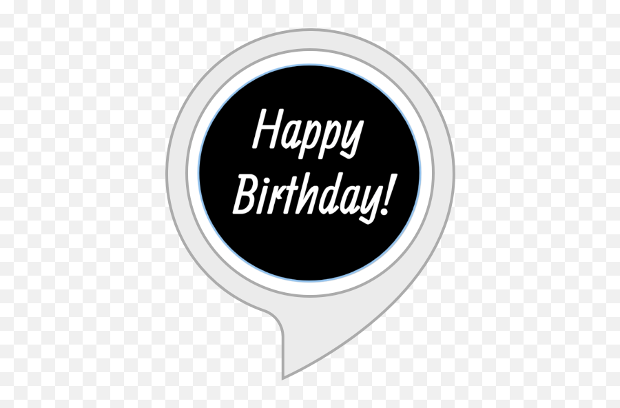 Amazoncom Happy Birthday Alexa Skills - Circle Png,Happy Birthday Logo
