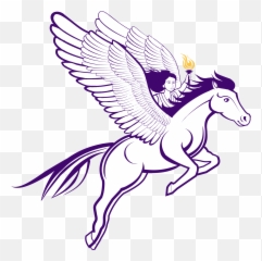 A Woman Flying - Mane Pegasus Clipart Png,Pegasus Png