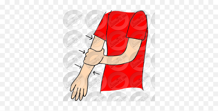 Squeeze Arm Picture For Classroom Therapy Use - Great Dots And Squeezes Png,Arm Png