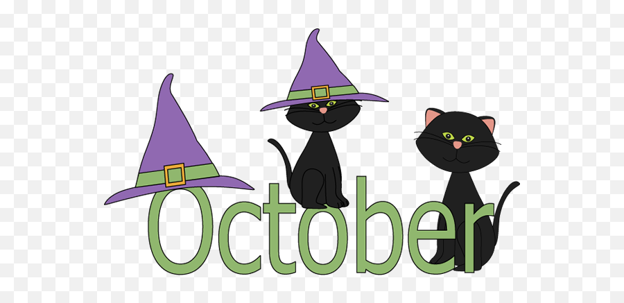 October Black Cats Clipart Downloadclipartorg Png Cat Transparent