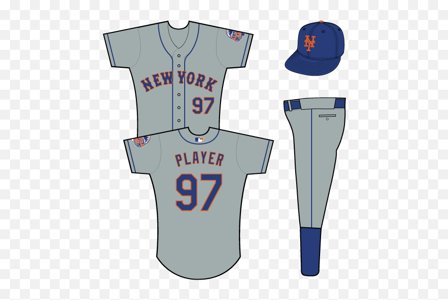 New York Mets Road Uniform - National League Nl Chris New York Yankees Road Uniforms Png,Mets Logo Png