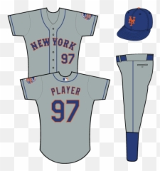 New York Mets Road Uniform - National League Nl Chris New York Yankees Road Uniforms Png,Mets Logo Png