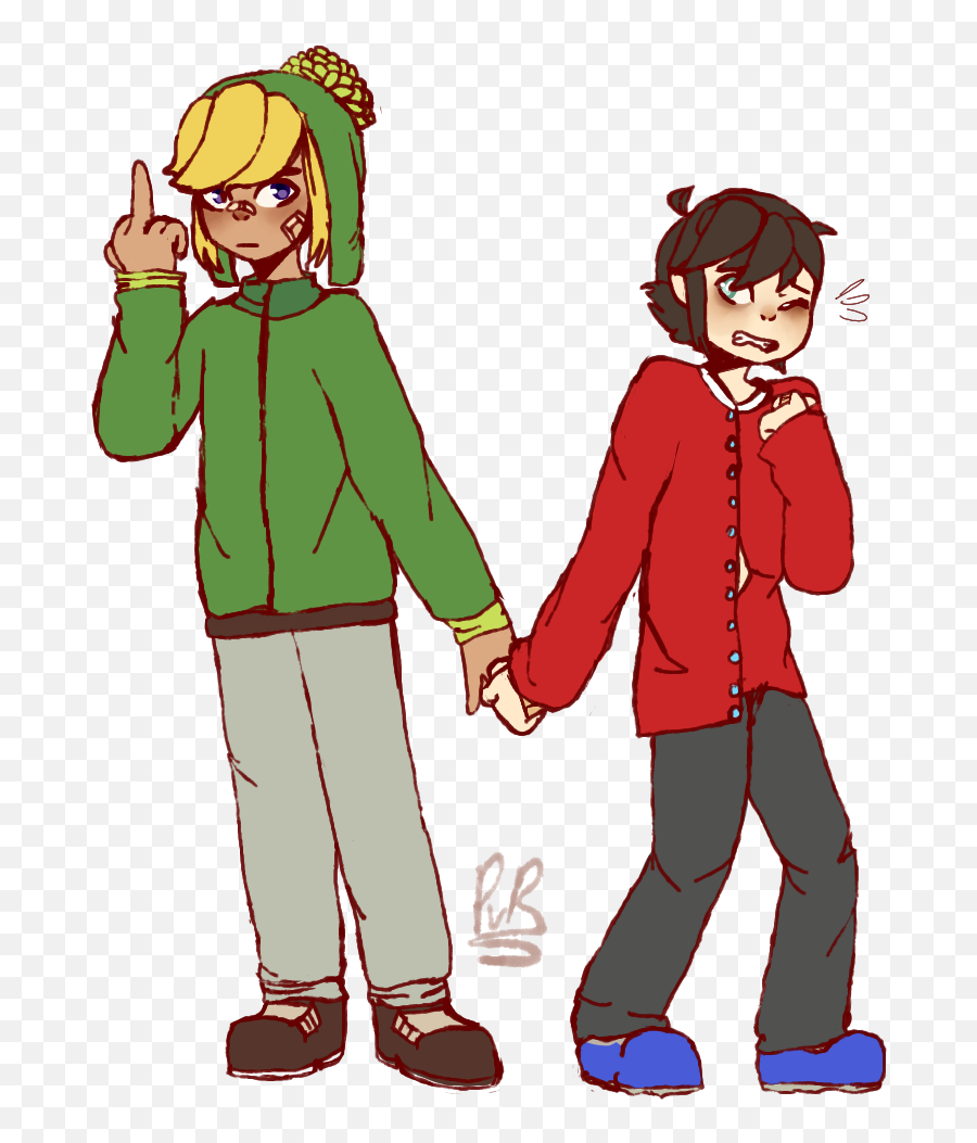 Toon Link An Villager As Craig And Tweek I Lack Self - Toon Link And Villager Png,Toon Link Png