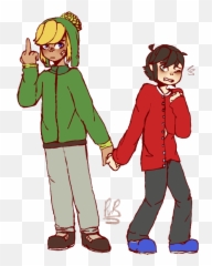 Toon Link An Villager As Craig And Tweek I Lack Self - Toon Link And Villager Png,Toon Link Png