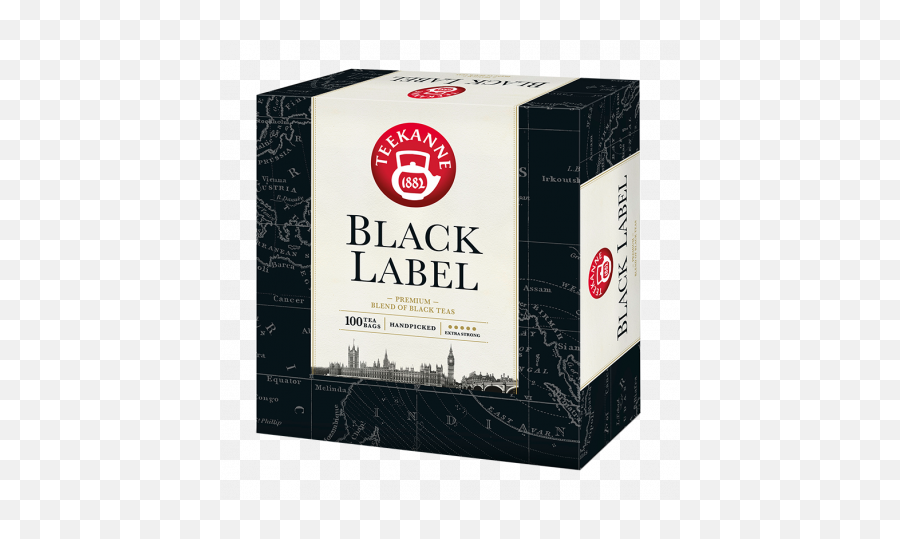 Black Label Tea From Teekanne - Cardboard Packaging Png,Black Label Png