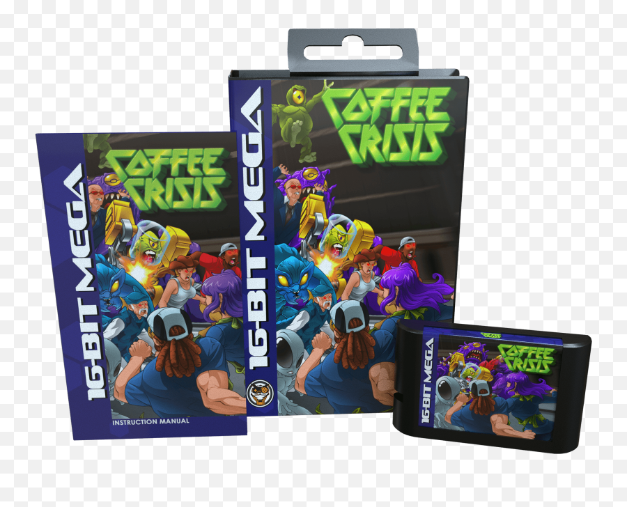 Coffee Crisis - Game For The Sega Genesismega Drivepal Console Mega Cat Studios Sega Genesis Png,Sega Mega Drive Logo