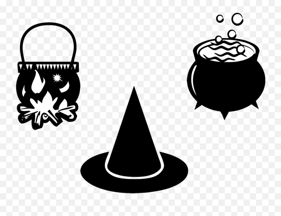 Witchcraft Cauldron Magic - Witch Hat Witch Magic Potion Sombrero De Bruja Vector Png,Potions Png