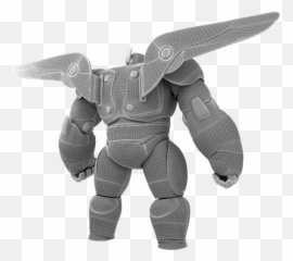 Big Hero 6 - Baymax 3d Model Fan Art On Behance Baymax 3d Model Blueprint Png,Baymax Png