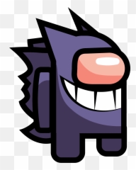Among Us Gengar - Art Pokemon png