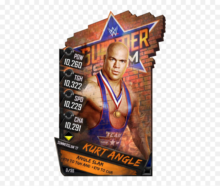 Kurt Angle - Wwe Supercard Season 3 Debut Wwe Supercard Alexa Bliss Wwe Supercard Png,Kurt Angle Png