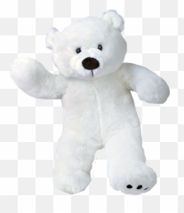 Paws The Polar Bear 16 - White Teddy Bear Png,Polar Bear Png