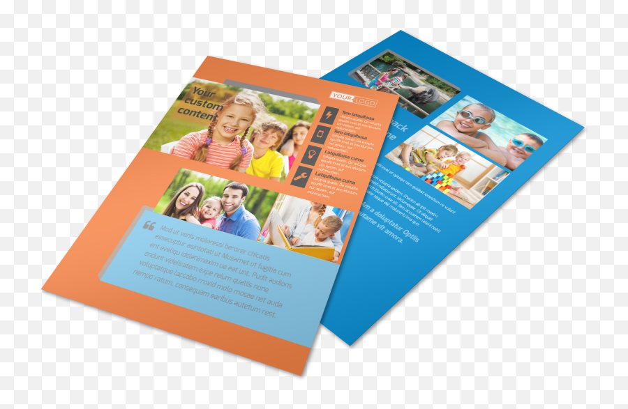 Babysitting Flyer Template Mycreativeshop - Leisure Png,Babysitter Icon Free