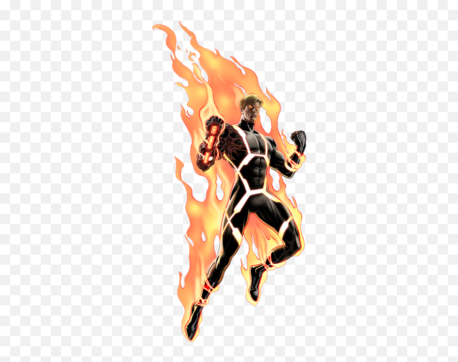 Fire Human Torch Png Transparent - 4525 Transparentpng Marvel Avengers Alliance Human Torch,Torch Png