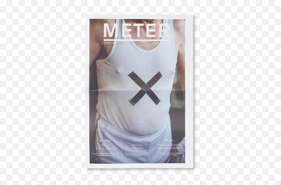 Meter Magazine Runneru0027s Print Publication Tracksmith - Sleeveless Png,Run Off Icon