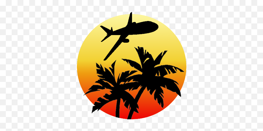 Download Hd Palm Tree Airlines Logo - Logos With Palm Trees Png,Palm Tree Logo