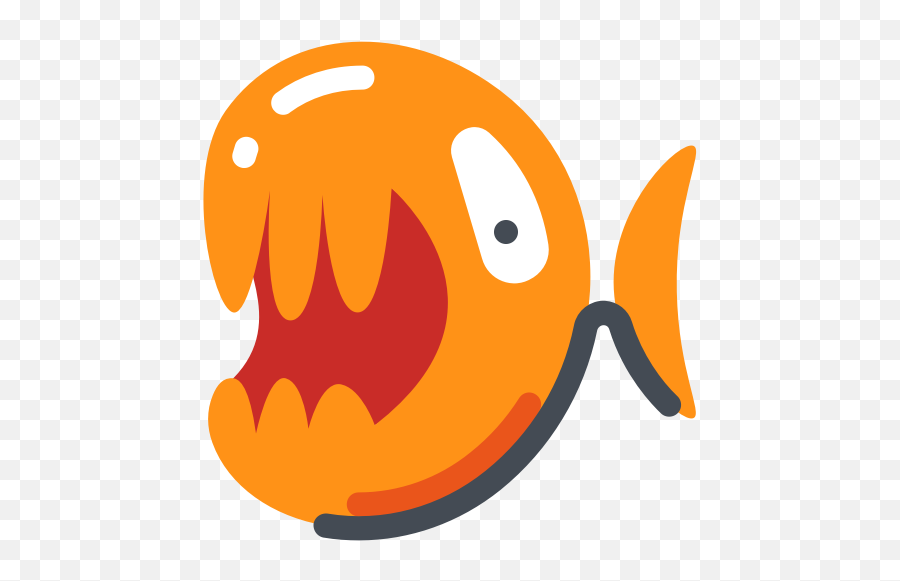Adanger Emoji Fish Freak Piranha Icon - Free Download Piranha Icon Png,Piranha Plant Icon