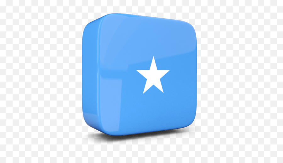 Glossy Square Icon 3d Illustration Of Flag Somalia - Square Icon 3d Png,>> In Blue Box On Icon