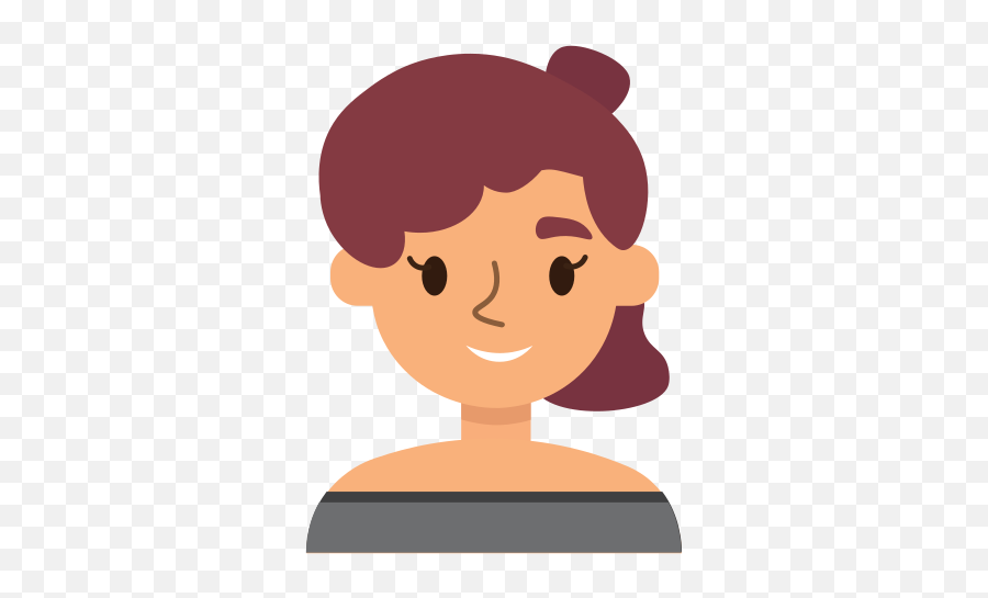 Avatar Face Girl Female Woman - Hair Design Png,Happy Girl Icon