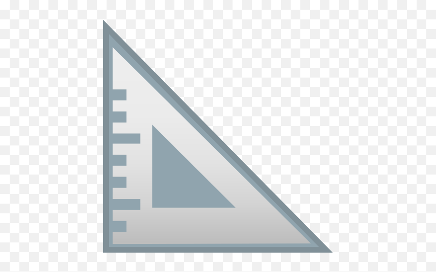 Triangular Ruler Icon - Ruler Emojis Png,Ruler Icon Png