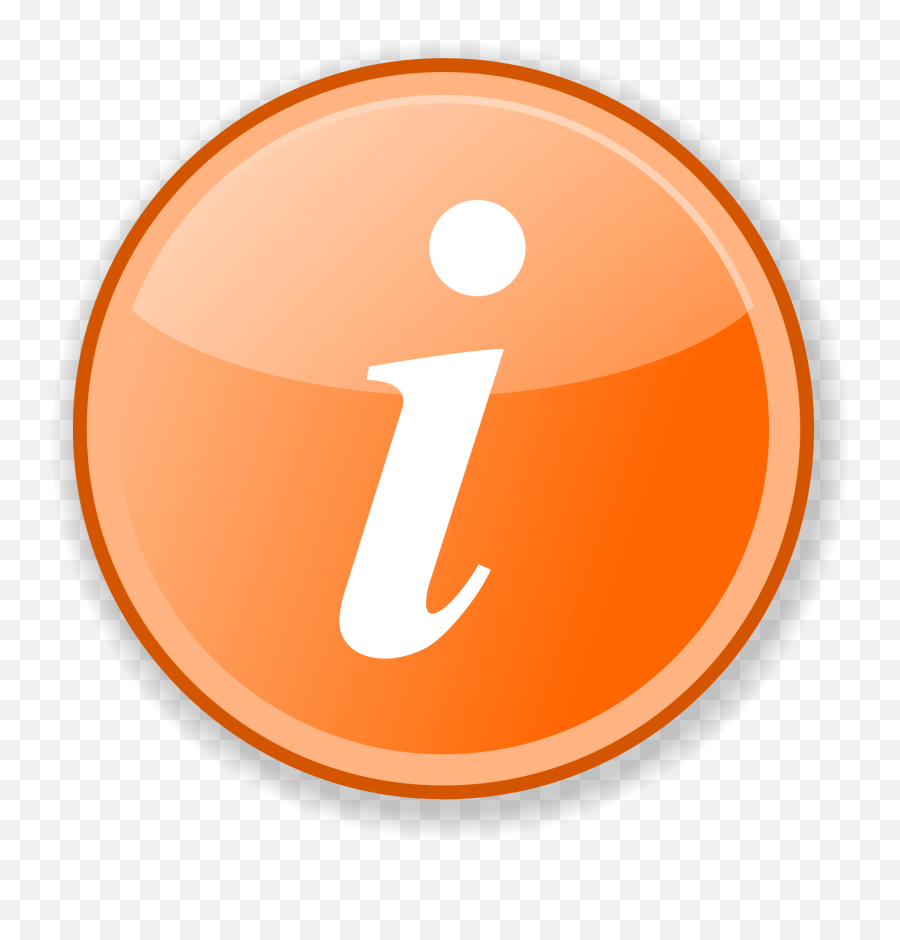 Info Button Png - Information Png Orange Information Icon Orange Information Icon Png,Info Icon Transparent