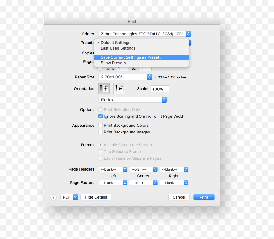 Setting Up The Zebra Zd410 For Custom Label Printing - Vertical Png,Windows 8 Change Icon Size