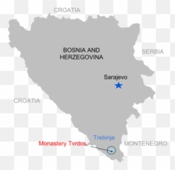 Monastery Tvrdoš Winery Trebinje Bosnia Herzegovina - Division Map png